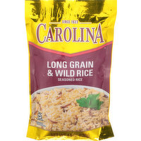 Carolina Rice, Long Grain & Wild, Seasoned, 4.5 Ounce