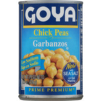 Goya Chick Peas, Low Sodium, Garbanzos, 15.5 Ounce