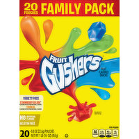 Fruit Gushers Fruit Snacks, Strawberry Splash, Tropical, Variety Pack, Family Pack, 20 Each