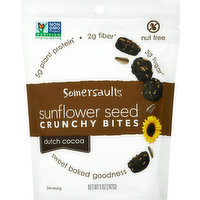 Somersaults Crunchy Bites, Sunflower Seed, Dutch Cocoa, 5 Ounce