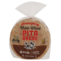 Joseph's Whole Wheat Pita Bread, 4 count, 11 oz, 4 Each