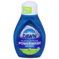 Dawn Dish Spray, Platinum Plus, Powerwash, Apple Scent, 16 Fluid ounce