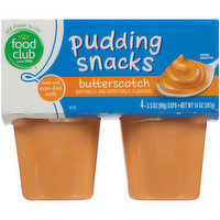 Food Club Butterscotch Pudding Snacks, 14 Ounce