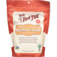 Bob's Red Mill Quinoa Flour, Organic, Whole Grain, 18 Ounce