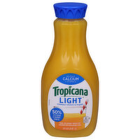 Tropicana Juice Beverage, Orange, Light, No Pulp, 52 Fluid ounce