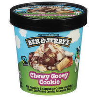 Ben & Jerry's Ice Cream, Chewy Gooey Cookie, 1 Pint