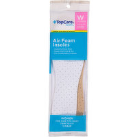 TopCare Air Foam Insoles, One Size Fits Most, Women, 1 Each