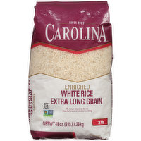 Carolina Enriched Extra Long Grain White Rice, 48 Ounce