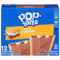 Pop-Tarts Toaster Pastries, Frosted S'mores, 12 Each