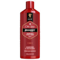 Old Spice Swagger 2 in 1 Shampoo & Conditioner, 13.5 fl oz, 13.5 Fluid ounce