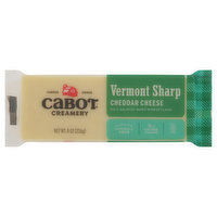 Cabot Creamery Cheddar Cheese, Vermont Sharp, 8 Ounce