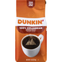 Dunkin' Coffee, Ground, Medium Roast, 100% Colombian, 11 Ounce