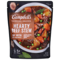 Campbell's Cooking Sauce, Hearty Beef Stew, 12 Ounce