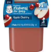 Gerber Apples Cherry, 2 Pack, 2 Each