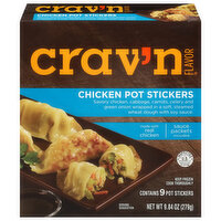 Crav'n Flavor Pot Stickers, Chicken, 9 Each