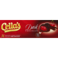 Cella's Cherries, Dark Chocolate, 16 Each