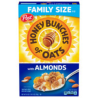 Honey Bunches of Oats Cereal, Family Size, 18 Ounce