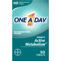 One A Day Multivitamin, Women's Active Metabolism, Tablets, 50 Each