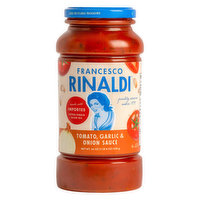 Francesco Rinaldi Sauce, Tomato, Garlic & Onion, 24 Ounce