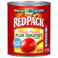 Redpack Plum Tomatoes, in Puree, Whole Peeled, 28 Ounce