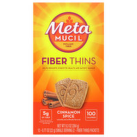 Metamucil Fiber Thins, Cinnamon Spice, 12 Each