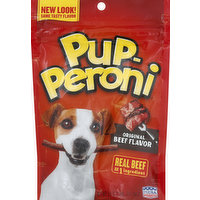 PUP PERONI Dog Snacks, Original Beef Flavor, 5.6 Ounce