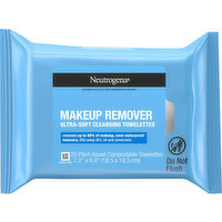 Neutrogena Cleansing Towelettes, Ultra-Soft, Makeup Remover, 25 Each