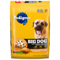 Pedigree Dog Food, Adult, Roasted Chicken, Rice & Vegetable Flavor, Big Dog, 16 Pound