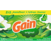 Gain Dryer Sheets, Original, 120 Each