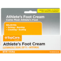 TopCare Athlete's Foot Cream, 1 Ounce