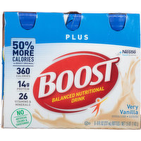 Boost Balanced Nutritional Drink, Very Vanilla, 6 Each