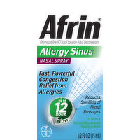 Afrin Nasal Spray, Allergy Sinus, 0.5 Fluid ounce