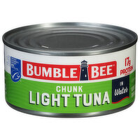 Bumble Bee Tuna, in Water, Light, Chunk, 12 Ounce