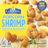 Gorton's Popcorn Shrimp, Crispy & Delicious, 14 Ounce