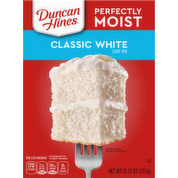 Duncan Hines Cake Mix, Classic White, 15.25 Ounce