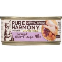 Pure Harmony Cat Food, Grain Free, Turkey & Giblets Recipe, Pate, 5.5 Ounce