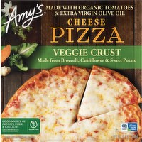 Amy's Pizza, Veggie Crust, Cheese, 9.1 Ounce