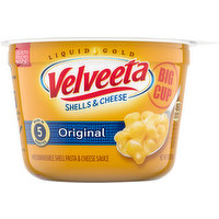 Velveeta Shells & Cheese, Original, Big Cup, 5 Ounce