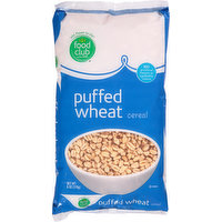 Food Club Cereal, Puffed Wheat, 6 Ounce