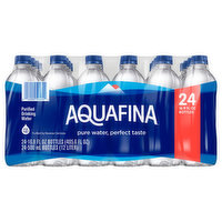 Aquafina Water, Purified Drinking, 24 Each