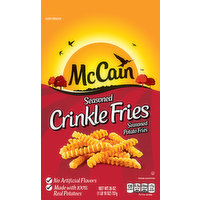 McCain Potato Fries, Crinkle, Seasoned, 26 Ounce