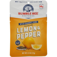 Bumble Bee Tuna, Wild Caught, Lemon & Pepper, 2.5 Ounce