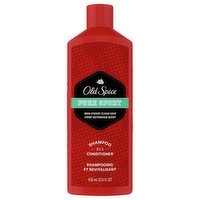 Old Spice Shampoo & Conditioner, 2 in 1, Pure Sport, 13.5 Fluid ounce