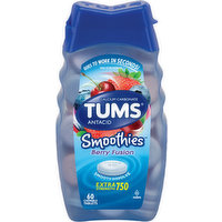 Tums Antacid, Extra Strength, 750 mg, Berry Fusion, Chewable Tablets, 60 Each