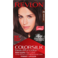 Revlon Permanent Hair Color, Brown Black 20, 1 Each