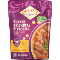 Patak's Butter Chickpeas & Veggies, Mild, 10.05 Ounce