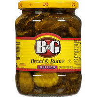 B&G Pickles, Chips, Bread & Butter, 24 Fluid ounce