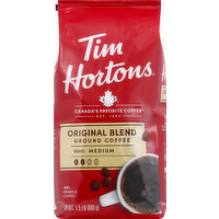 Tim Hortons Coffee, Ground, Medium Roast, Original Blend, 1.5 Pound