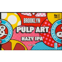 Brooklyn Beer, Hazy IPA, Pulp Art, 6 Pack, 6 Each