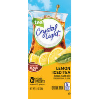 Crystal Light Drink Mix, Lemon Iced Tea, Pitcher Packets, 6 Each